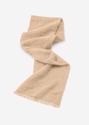 Musselin Schal - beige