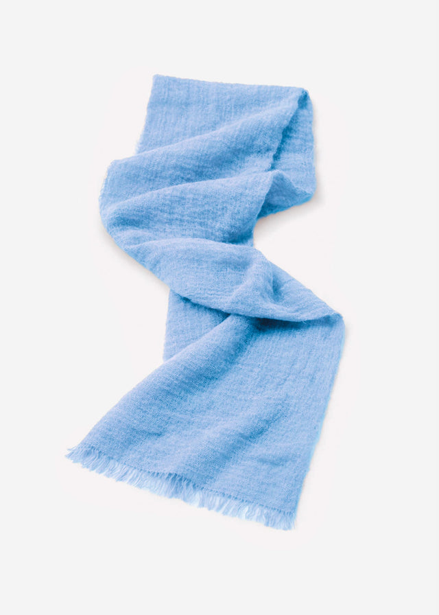 Muslin scarf - light blue