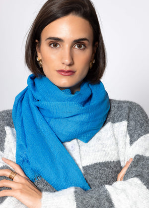 Musselin scarf - sky blue