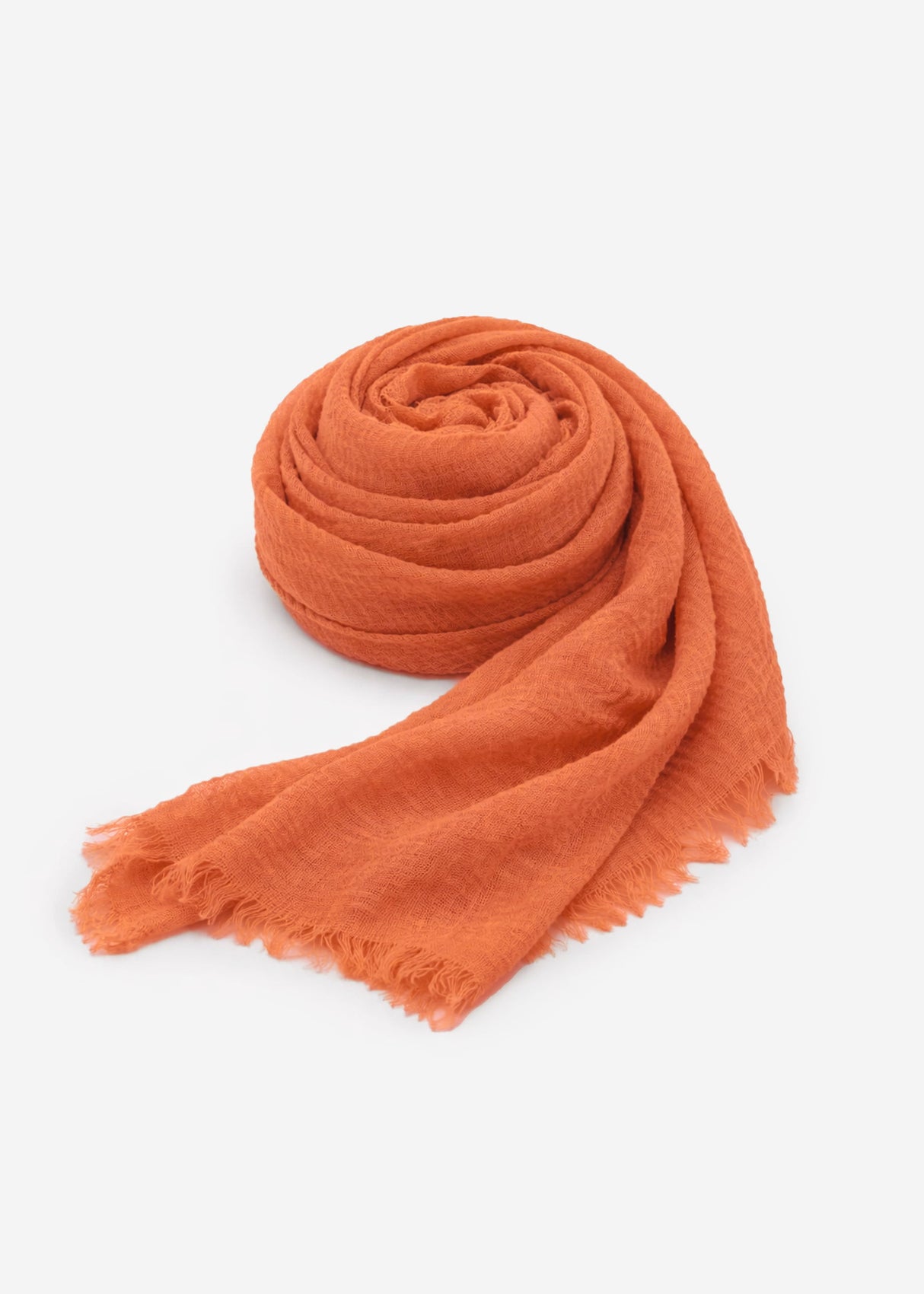 Muslin scarf, salmon