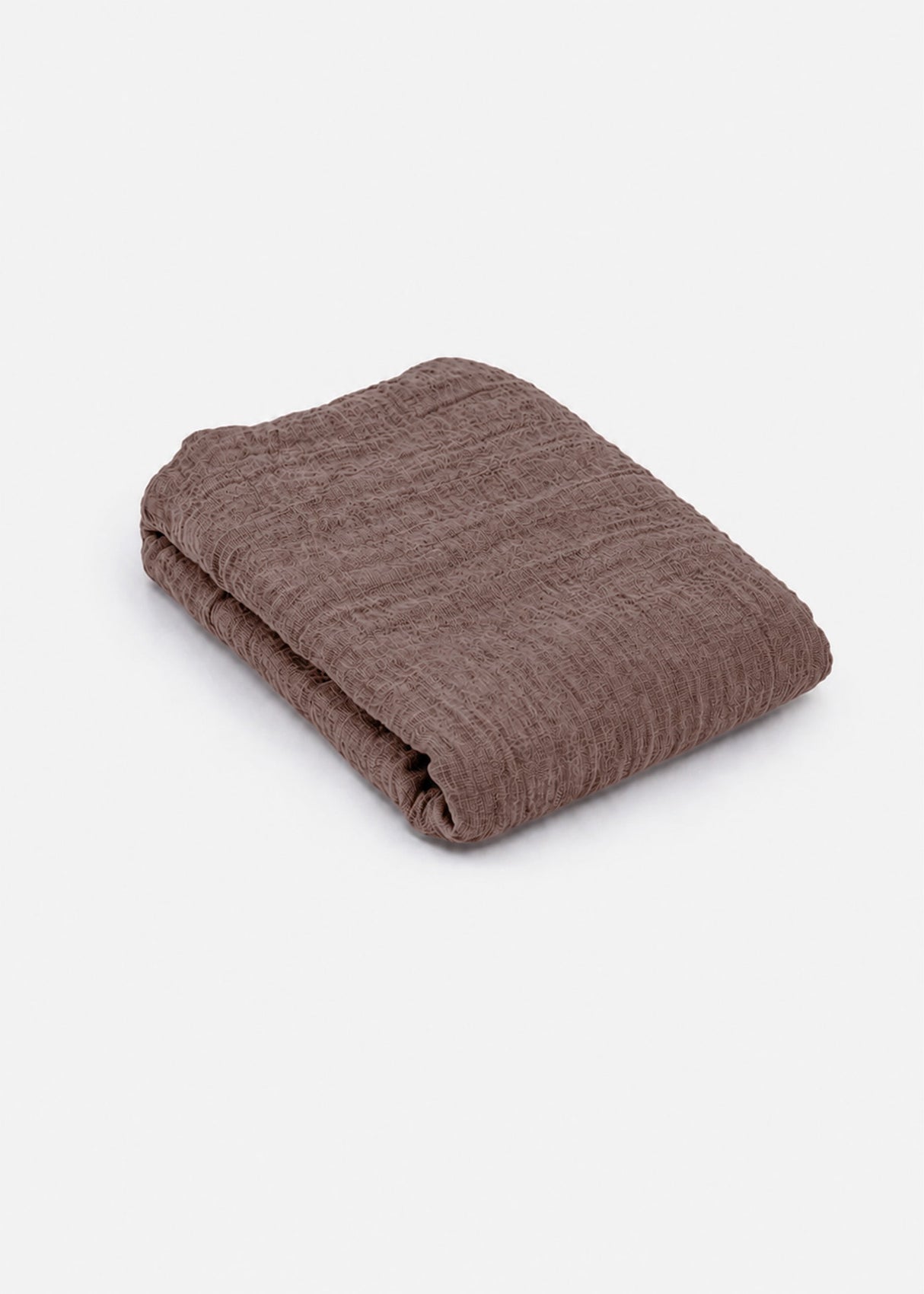 Musselin Schal - mocha