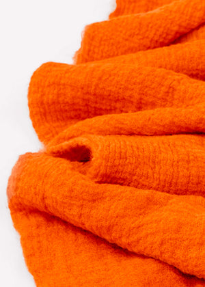 Muslin scarf, orange