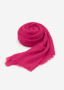 Muslin scarf, pink
