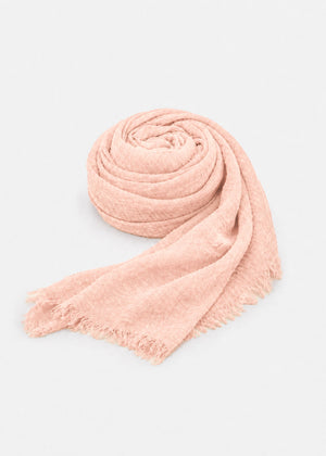 Muslin scarf, pink
