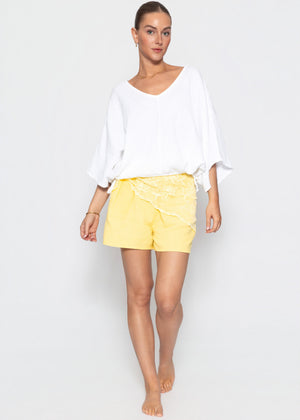 Musselin Shorts - gelb