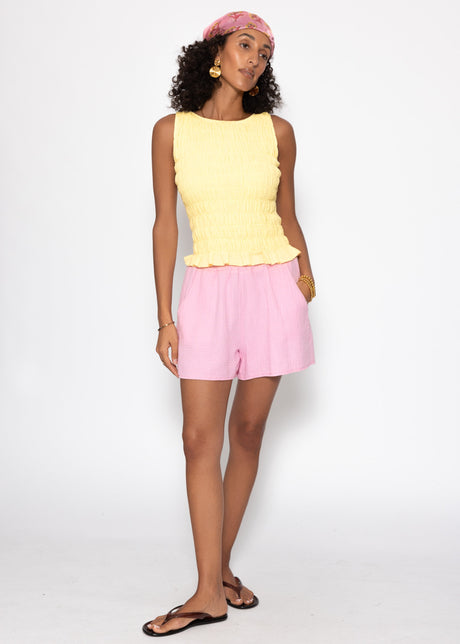 Musselin Shorts - rosa