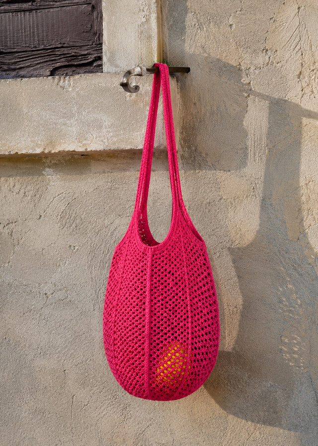Mesh bag - pink