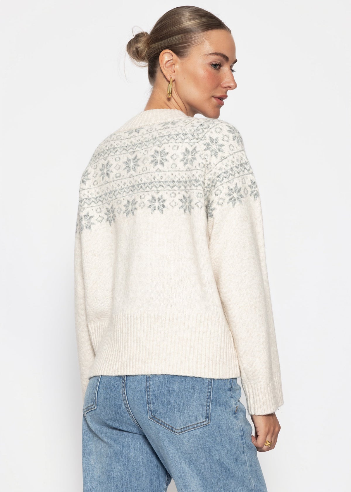 Norweger Pullover - hellbeige