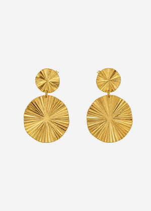 Ohrstecker mit Rosette - gold