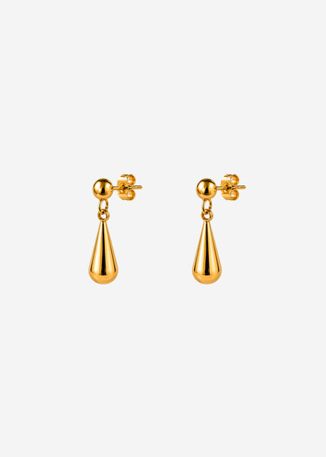 Ohrstecker mit Tropfen Anhänger - gold by SASSYCLASSY