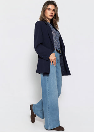 Oversize Blazer - dunkelblau
