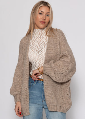 Oversize Cardigan - beige