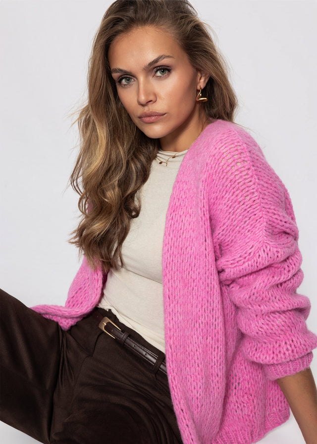 Oversize Cardigan - pink
