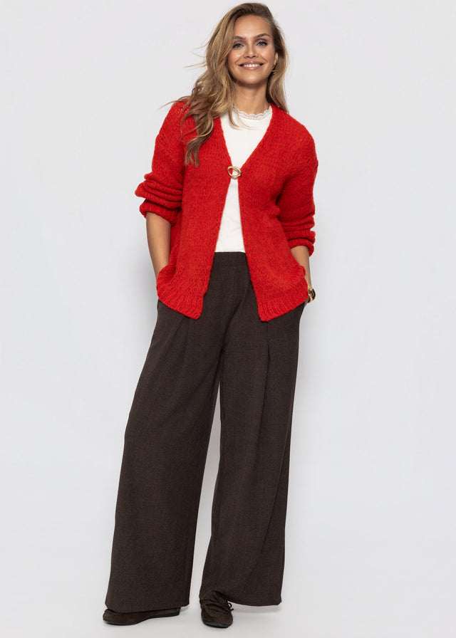 Oversize Cardigan - rot