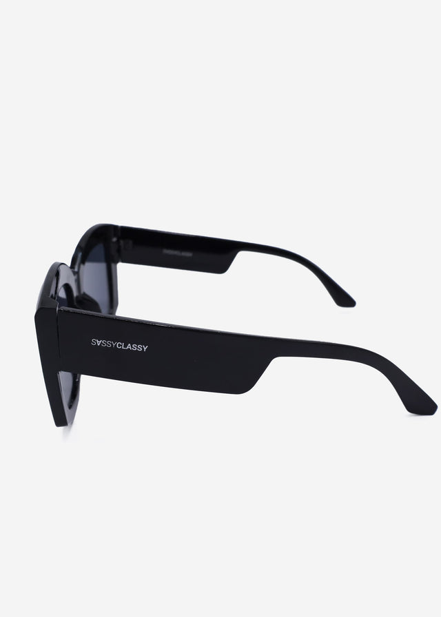 Oversized sunglasses - black