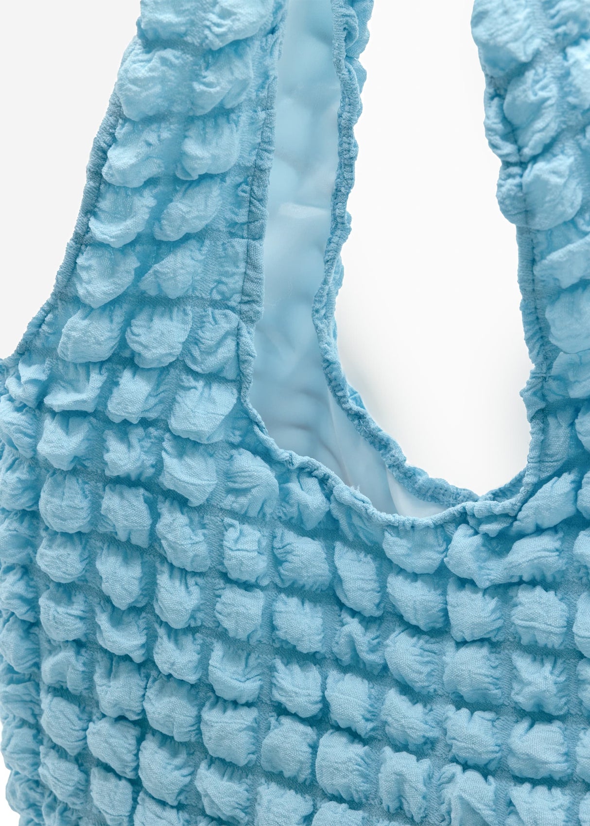 Puffer Shopper - hellblau