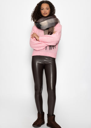 V-neck sweater - pink