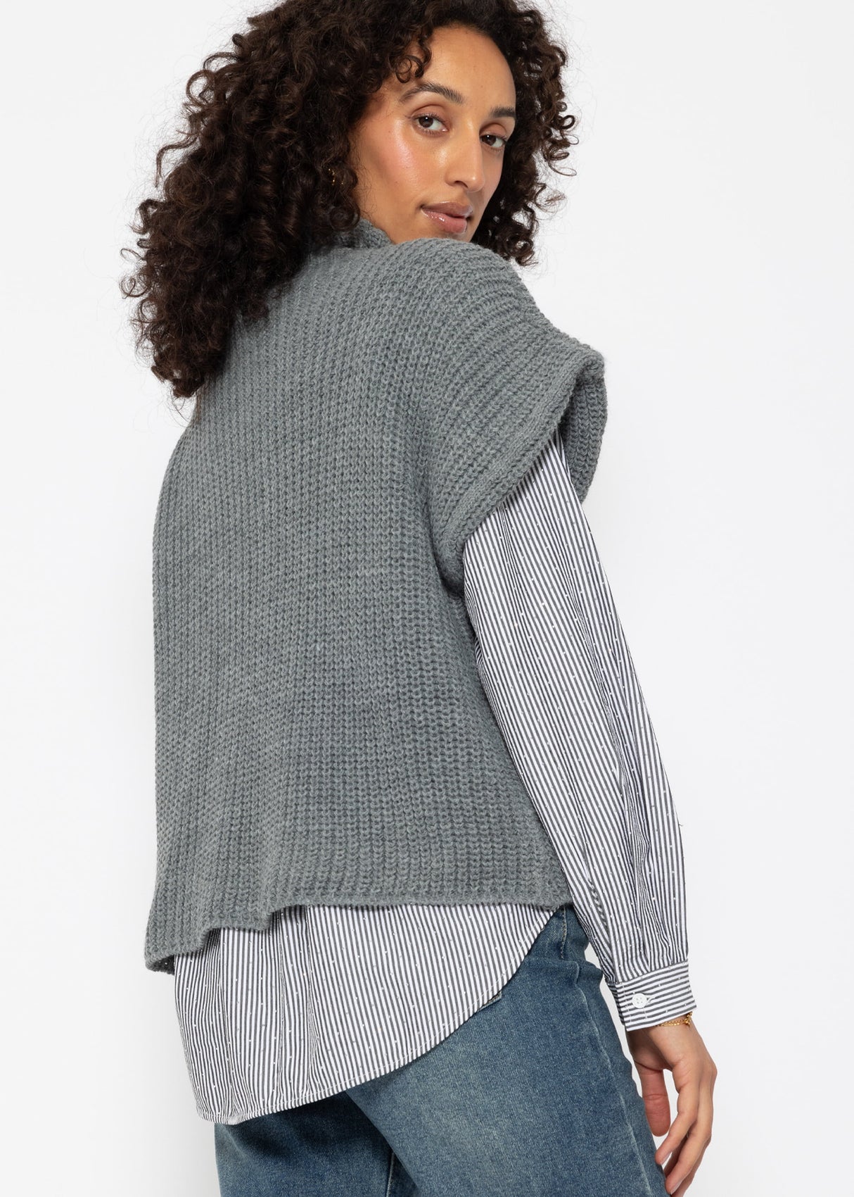 Turtleneck sweater - dark grey