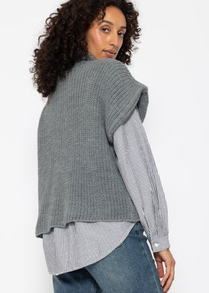 Turtleneck sweater - dark grey