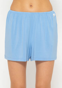 pajama shorts - light blue