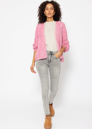 Raglan-Cardigan - pink