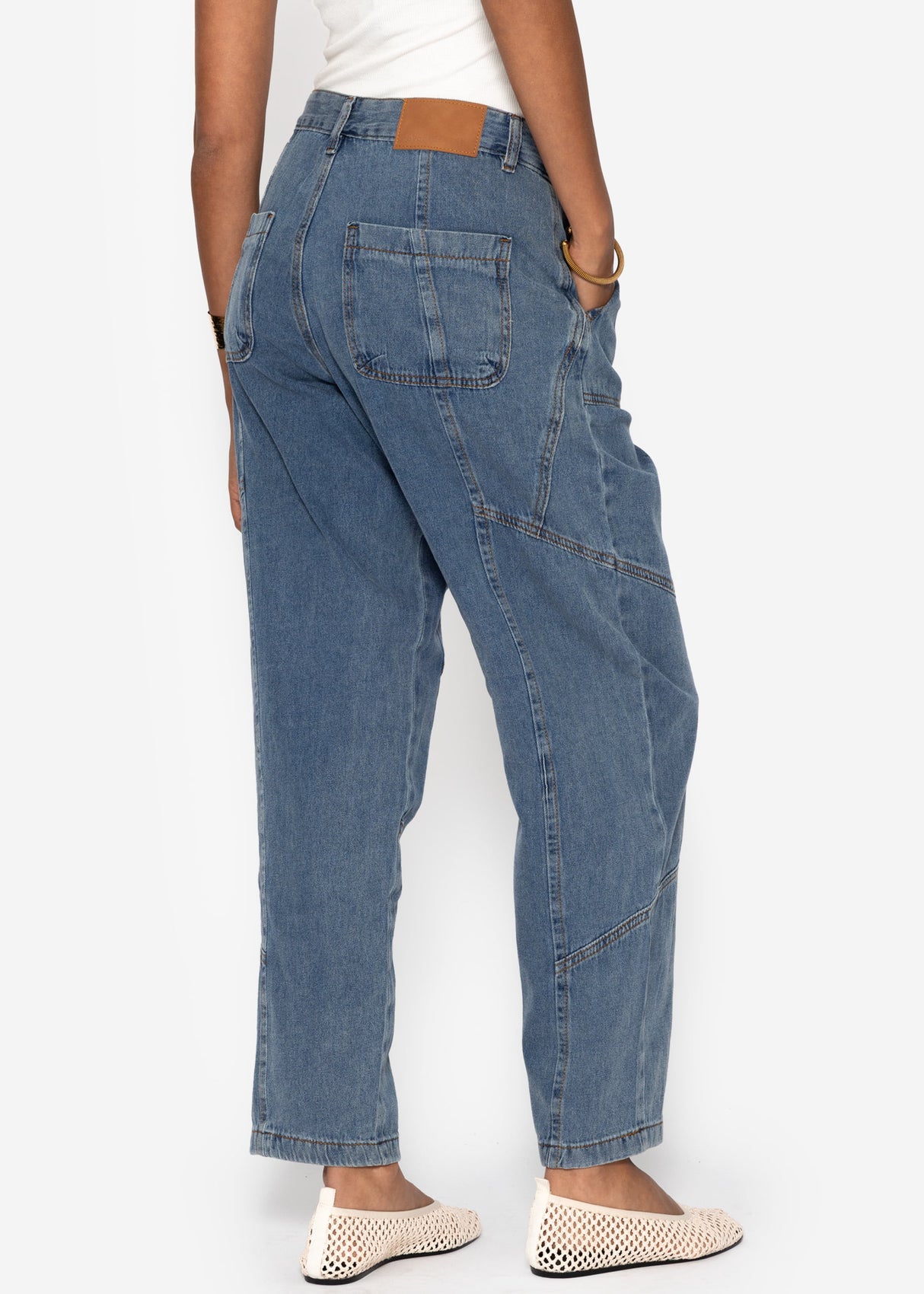 Relaxed Fit Jeans - blau
