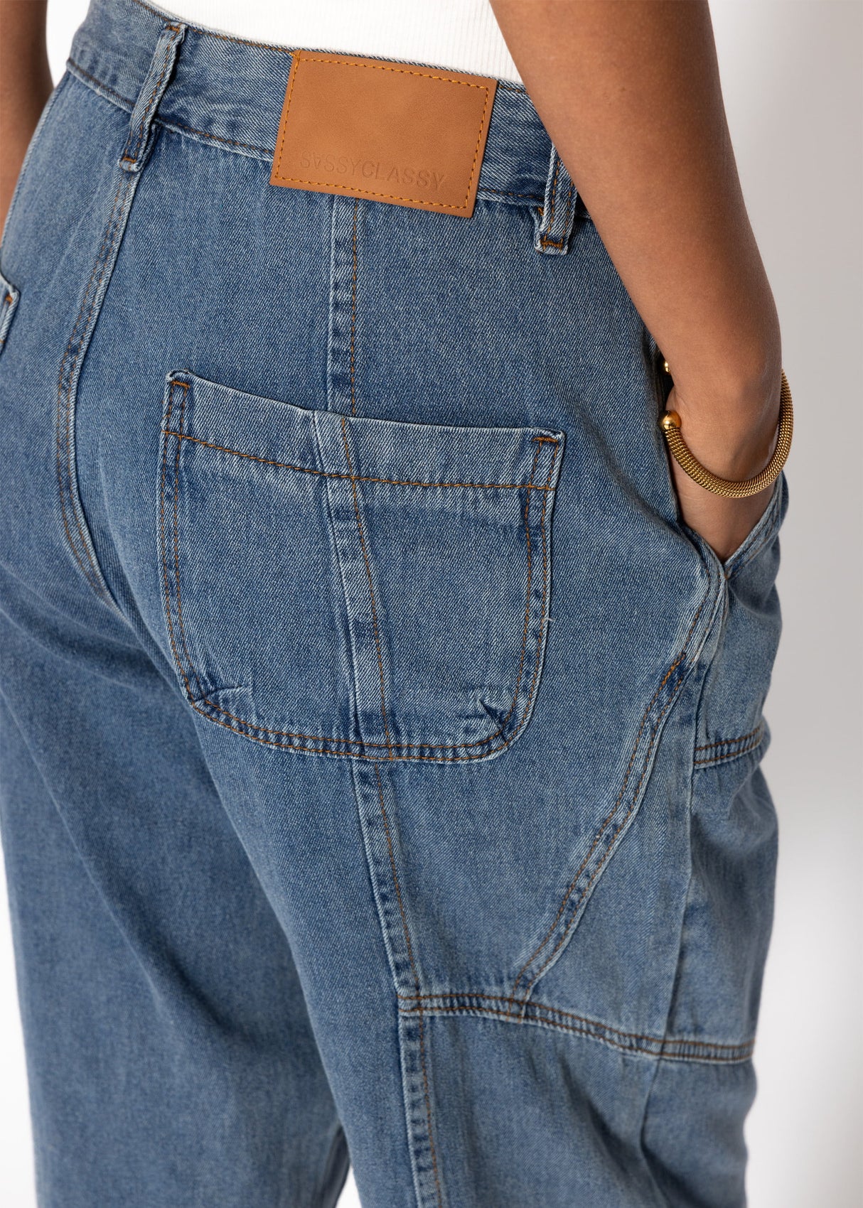 Relaxed Fit Jeans - blau