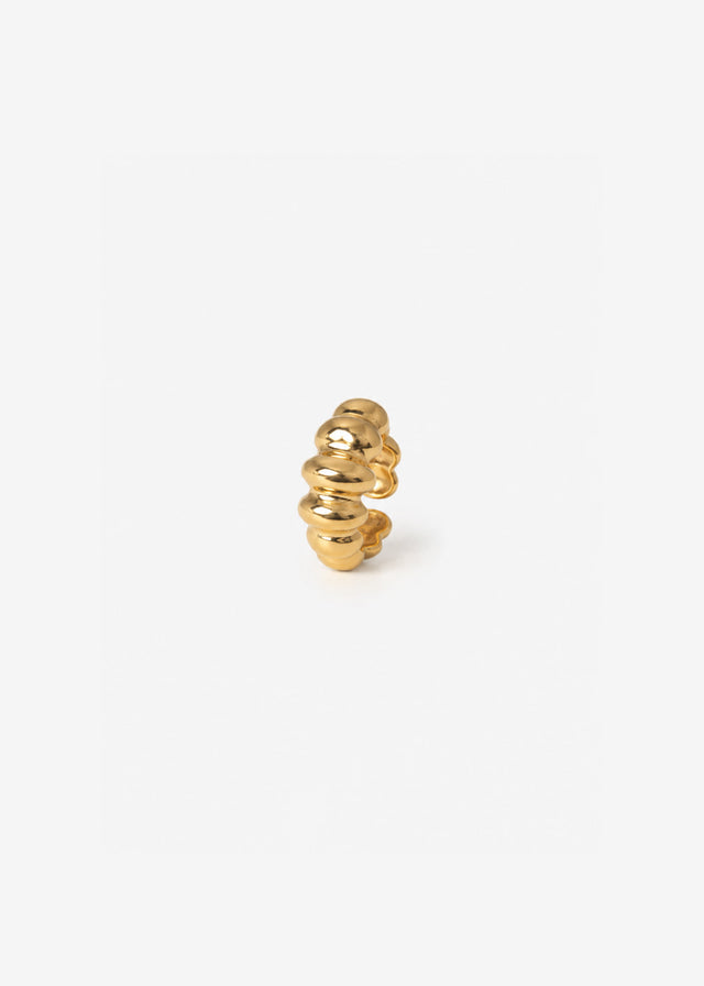 Ring mit gewölbter Form - gold