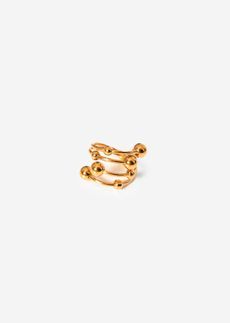 Ring mit Kugeln - gold von SASSYCLASSY