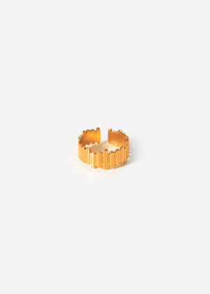 Textured ring - gold