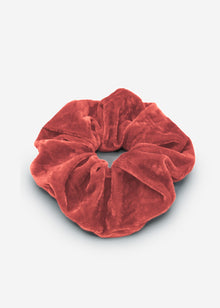 Velvet scrunchie - lobster