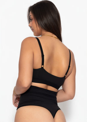 Sculpting Shapewear Pants mit String - schwarz