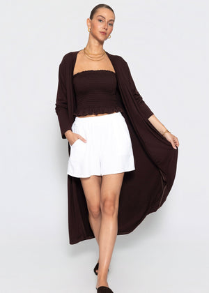 Smok Bandeau-Top - schokobraun