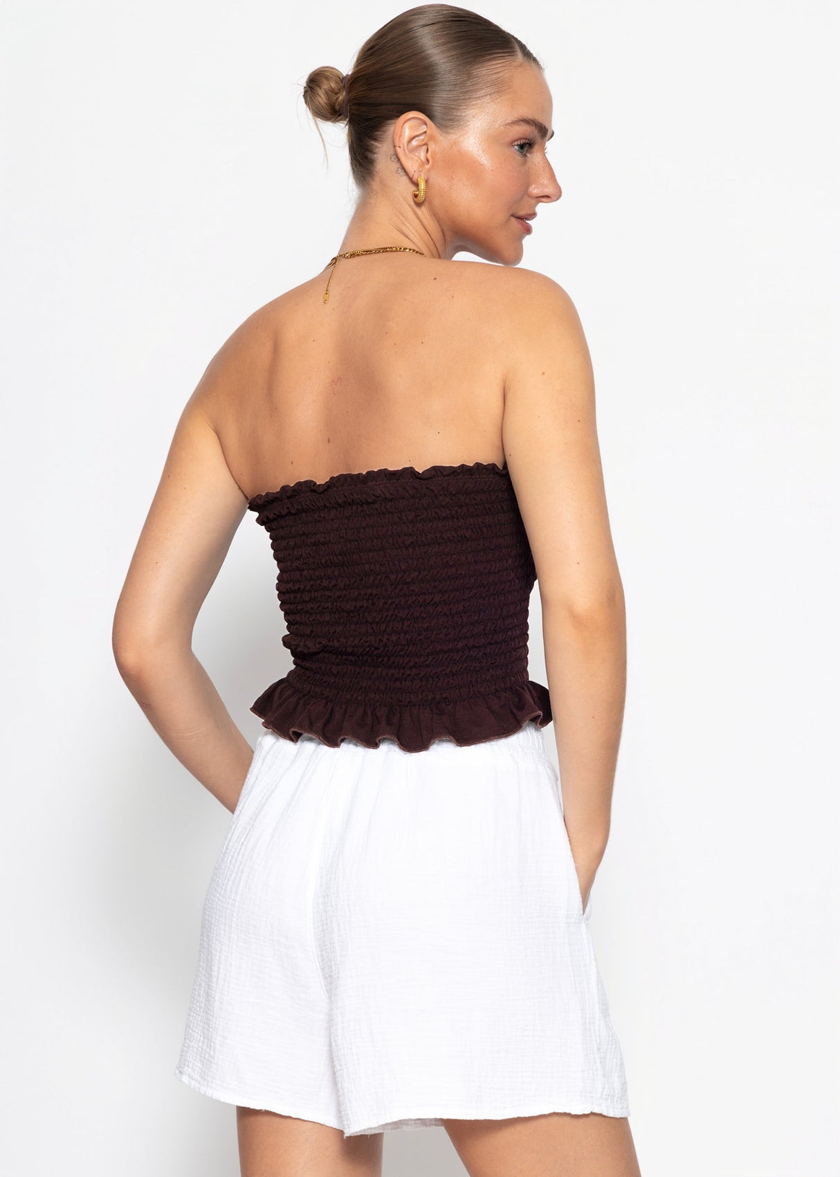 Smok Bandeau-Top - schokobraun