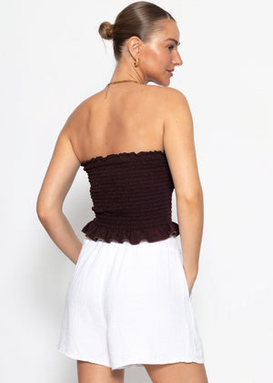 Smok Bandeau-Top - schokobraun