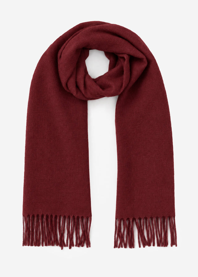 Softer Schal mit Kaschmir - burgundy