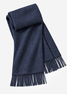 Softer Schal mit Kaschmir - dunkelblau