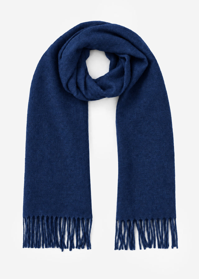 Softer Schal mit Kaschmir - dunkelblau