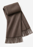 Softer Schal mit Kaschmir - dunkelbraun