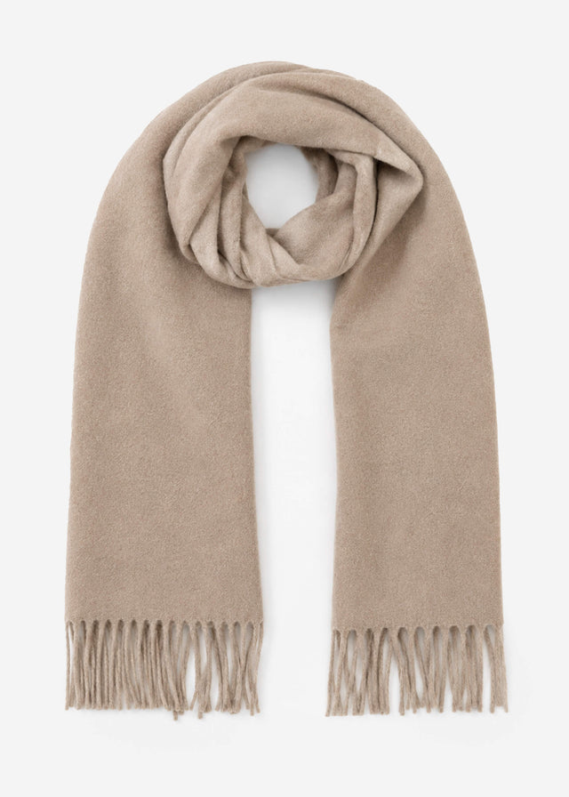 Softer Schal mit Kaschmir - hellbeige