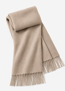 Softer Schal mit Kaschmir - hellbeige