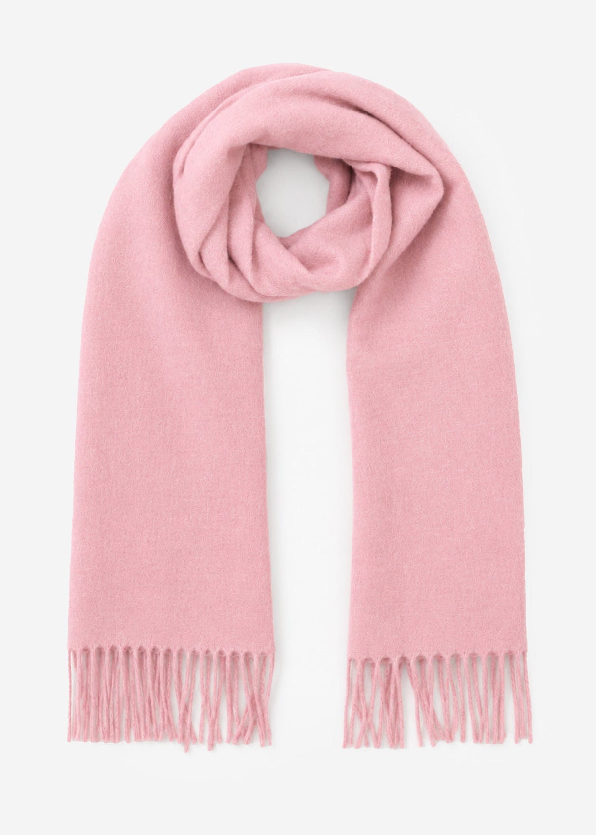 Softer Schal mit Kaschmir - puderrosa