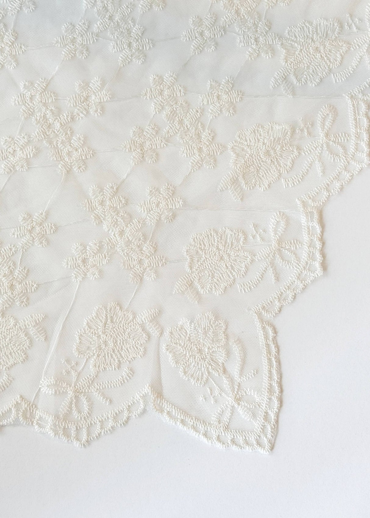 Spitzen-Dreieckstuch - offwhite