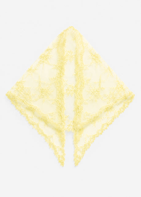 Spitzen-Tuch - buttergelb von SASSYCLASSY