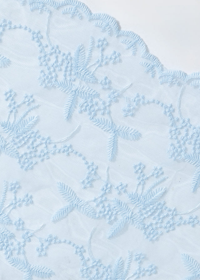 Spitzen-Tuch - blau