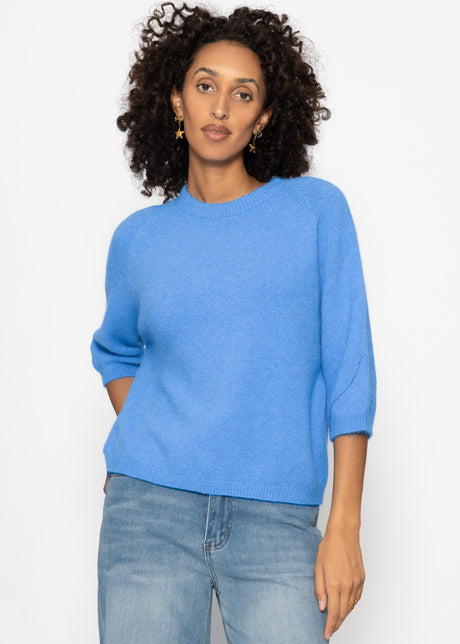 Strickoberteil - blau von SASSYCLASSY