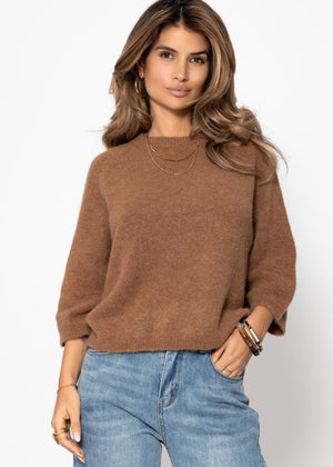 Knitted top - brown