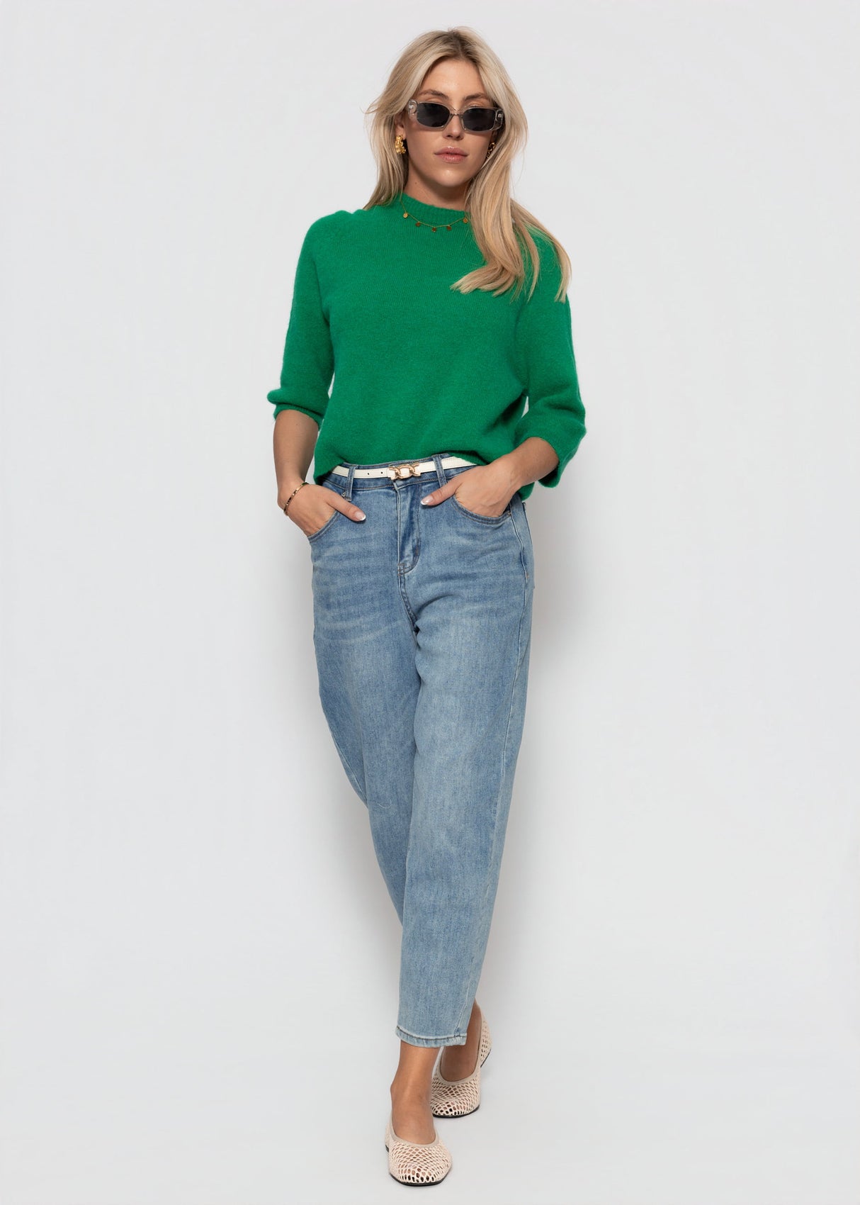 Knit top - green
