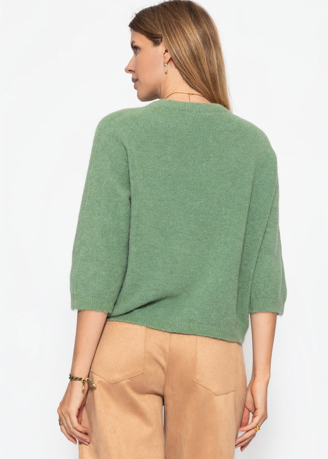 Strickoberteil - salbeigrün - SASSYCLASSY