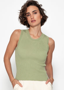 Knitted top - green